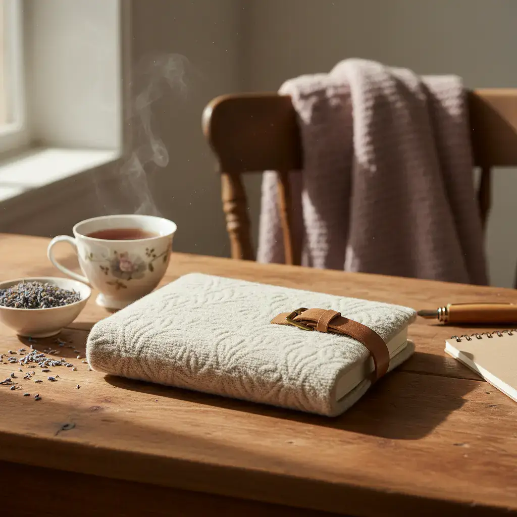 Cozy planner on a desk